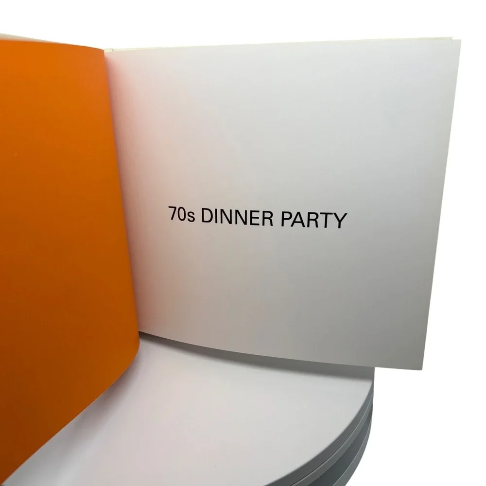 70s Dinner Party Retro Food Anna Pallai Hardcover Book Humor Kitsch 1970s Recipe
